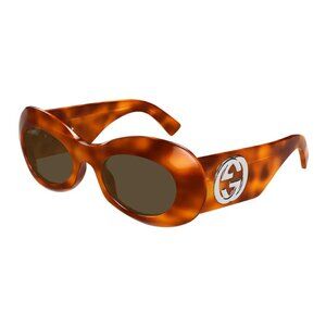 NWT GUCCI SUNGLASSES HAVANA WOMEN EYEWEAR GUCCI
